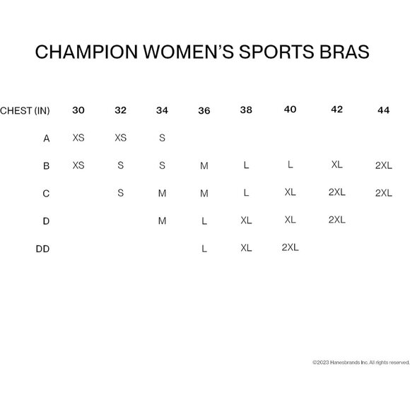 Champion Black Curvy Moderate Low Cut Sports Bra For Women's - Picture 5 of 5